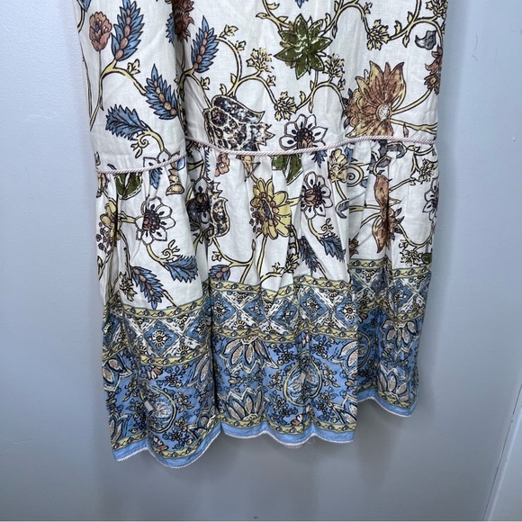 House of Harlow 1960 Bohemian Linen Maxi Skirt Size Large​ - Picture 9 of 11